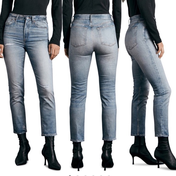 RARE! ✨NEW✨ BNWT! Rag & Bone Liquid Miramar Wren “jeans” in 23/XXS! - Picture 7 of 13